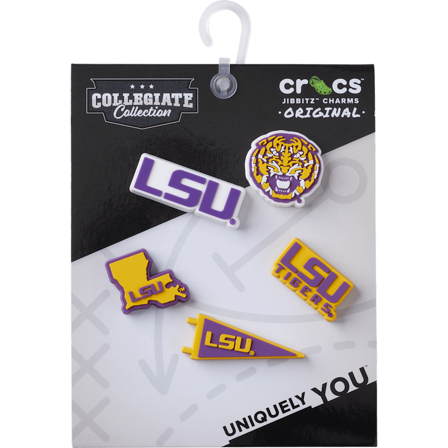 LSU 5 Pack Jibbitz™ charms | Crocs discount