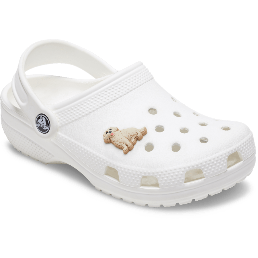 b'Golden Retriever Puppy Jibbitz Shoe Charm | Crocs' US