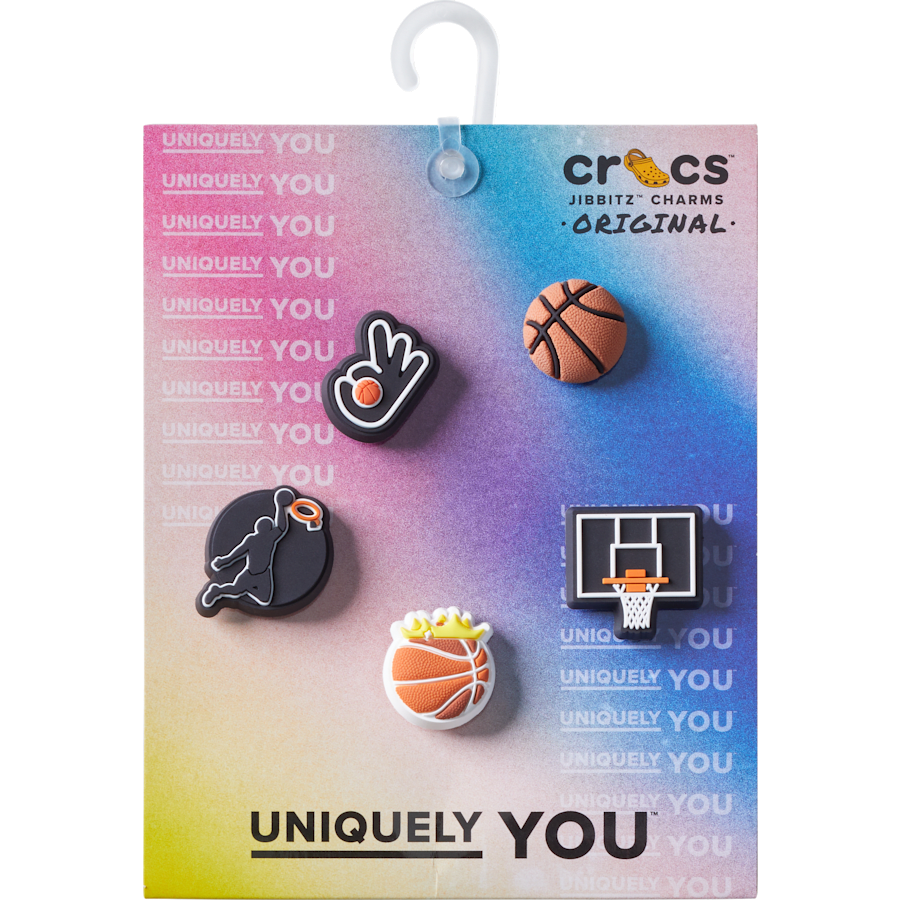 Basketball Team 5 Pack Jibbitz™ charms | Crocs outlet