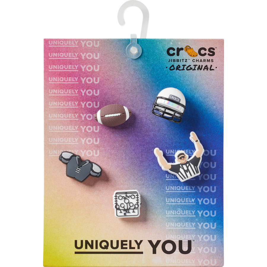 Football Team 5 Pack Jibbitz™ charms | Crocs US