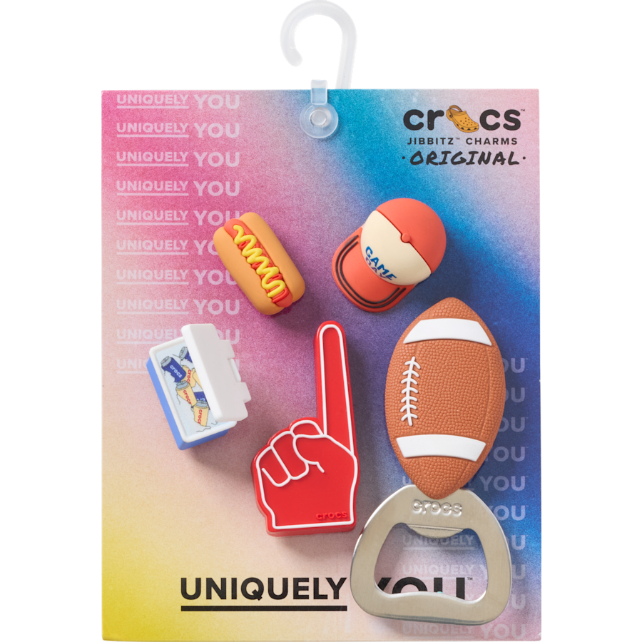 Tailgate 5 Pack Jibbitz™ charms | Crocs discount
