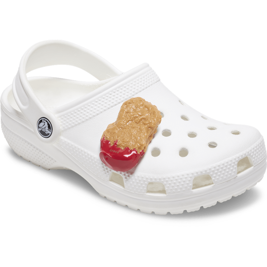 Chicken Nugget Dipped Ketchup Jibbitz™ charms | Crocs online
