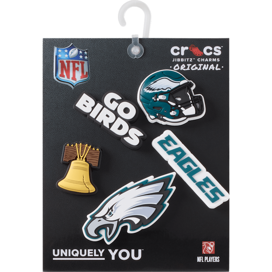 NFL Philadelphia Eagles 5 Pack Jibbitz Shoe Charm | Crocs outlet