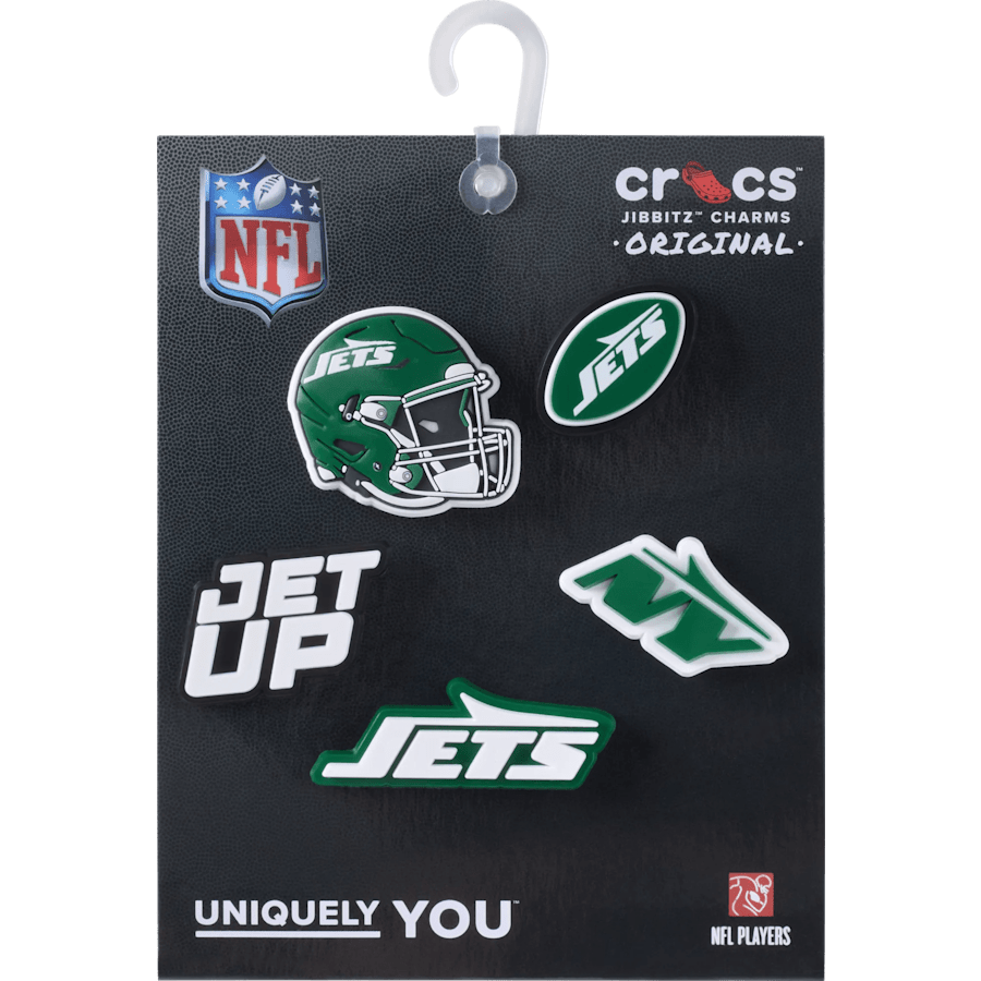NFL New York Jets 5 Pack Jibbitz Shoe Charm | Crocs sale