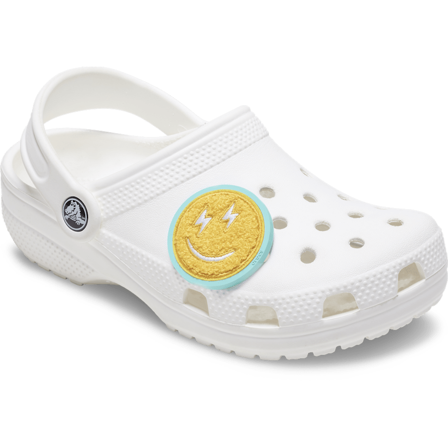 Mega Chenille Happy Face Jibbitz™ charms | Crocs outlet