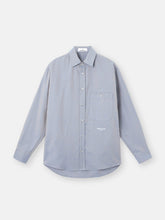 1100003 ORGANIC OXFORD COTTON_STONE ISLAND MARINA Comfort-fit long-sleeve shirt button chest pocket