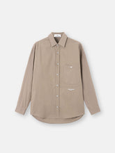 1100003 ORGANIC OXFORD COTTON_STONE ISLAND MARINA Comfort-fit long-sleeve shirt button chest pocket