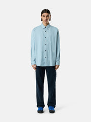 1100004 ORGANIC COTTON OXFORD Comfort-fit long-sleeve shirt with logo embroidery