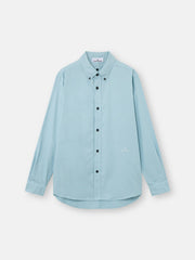 1100004 ORGANIC COTTON OXFORD Comfort-fit long-sleeve shirt with logo embroidery