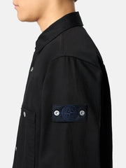 1100008 BULL DENIM-TC Regular-fit overshirt with chest pockets