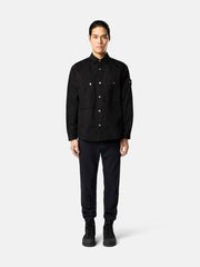1100008 BULL DENIM-TC Regular-fit overshirt with chest pockets