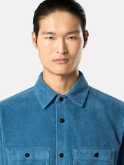 1200012 ORGANIC COTTON CORDUROY 800 Comfort-fit overshirt with pockets and snap fastening