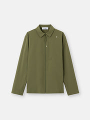 1200024 TEXTURED STRETCH NYLON_STONE ISLAND STELLINA Comfort-fit overshirt with chest pocket