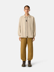 1200024 TEXTURED STRETCH NYLON_STONE ISLAND STELLINA Comfort-fit overshirt with chest pocket