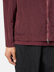 1200031 NYLON METAL IN ECONYL® Comfort-fit overshirt with chest pocket and two-way zip