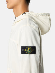 1200032 SUPIMA® COTTON TWILL STRETCH-TC Hooded overshirt with snap pockets and zip