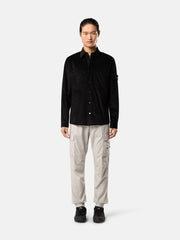 1200040 COTTON MICRO-CORDUROY Regular-fit overshirt with pockets