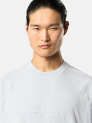 2100005 COMBED ORGANIC COTTON JERSEY Oversized-fit short-sleeve T-shirt with logo embroidery