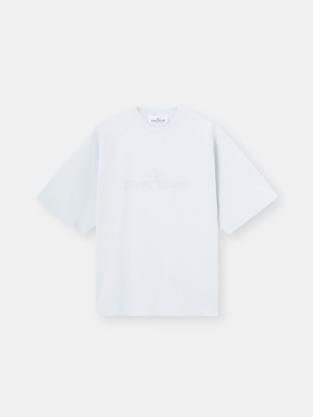 2100005 COMBED ORGANIC COTTON JERSEY Oversized-fit short-sleeve T-shirt with logo embroidery