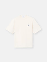 2100025 COMBED ORGANIC COTTON JERSEY Regular-fit short-sleeve T-shirt with Compass patch