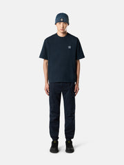 2100025 COMBED ORGANIC COTTON JERSEY Regular-fit short-sleeve T-shirt with Compass patch