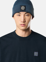 2100025 COMBED ORGANIC COTTON JERSEY Regular-fit short-sleeve T-shirt with Compass patch