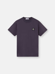 2100027 60/2 COTTON JERSEY Slim-fit short-sleeve T-shirt with Compass patch