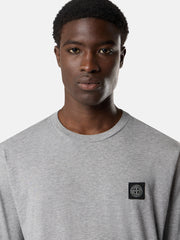 2100028 60/2 COTTON JERSEY Slim fit long sleeve T-shirt with Compass patch