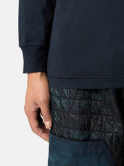 2100028 60/2 COTTON JERSEY Slim fit long sleeve T-shirt with Compass patch