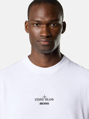 2100037 ORGANIC COTTON JERSEY Regular-fit short-sleeve T-shirt with seasonal 'Archivio' print