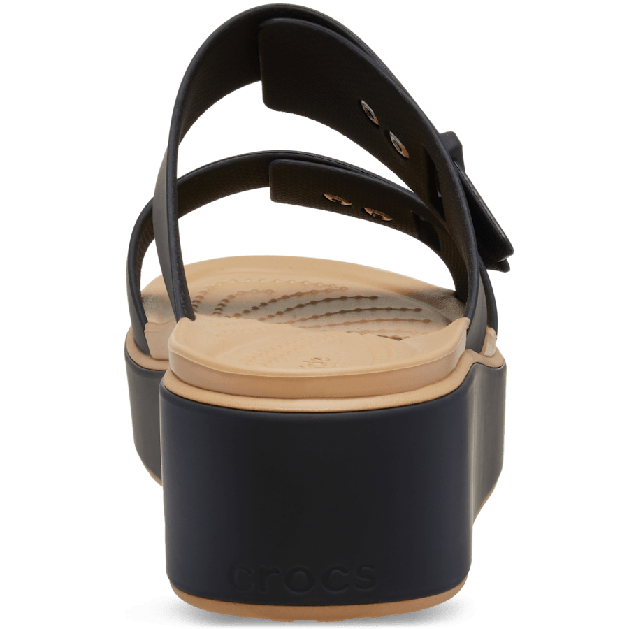 Brooklyn Buckle Matte Wrap Low Wedge | Crocs discount