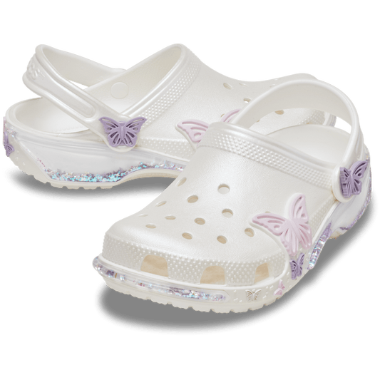 Toddler Classic Butterfly Sparkle Shaker Clog | Crocs outlet