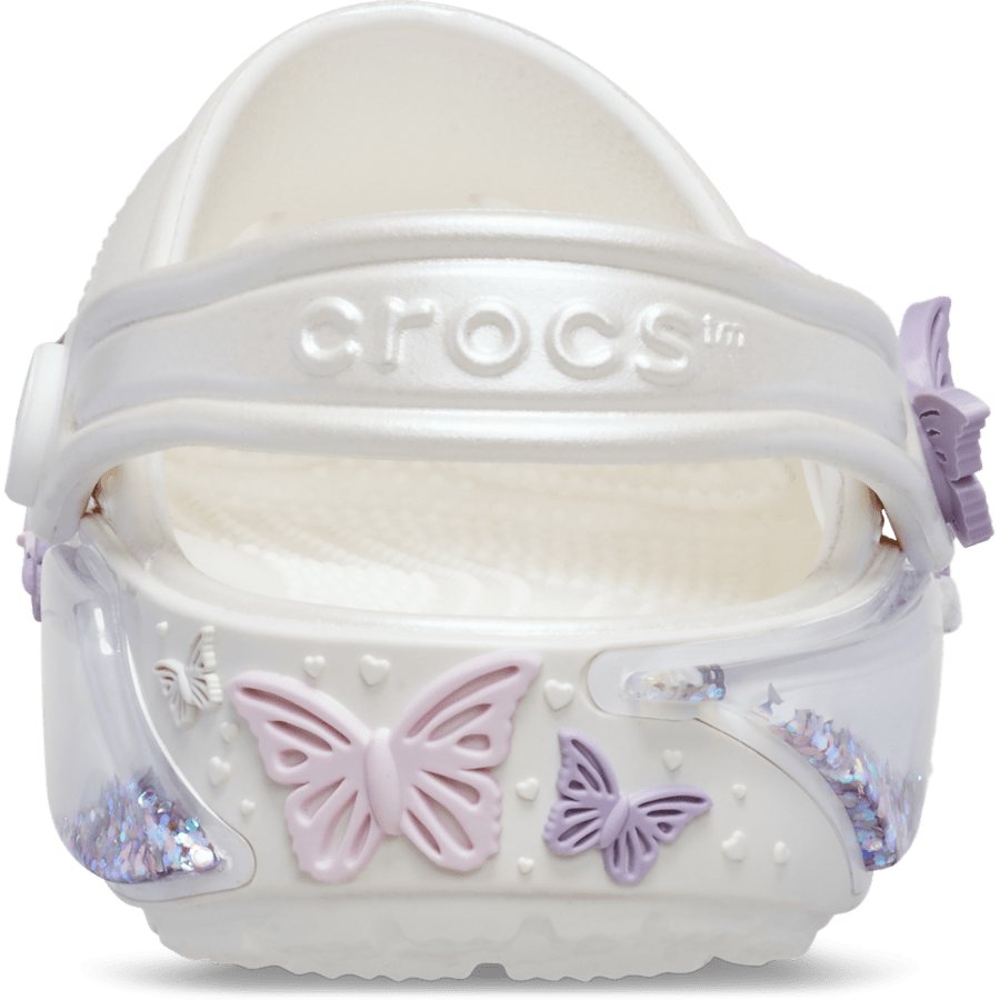 Toddler Classic Butterfly Sparkle Shaker Clog | Crocs outlet
