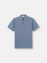 2200011 50/2 ORGANIC COTTON PIQUÉ Regular-fit short-sleeve polo with Compass patch