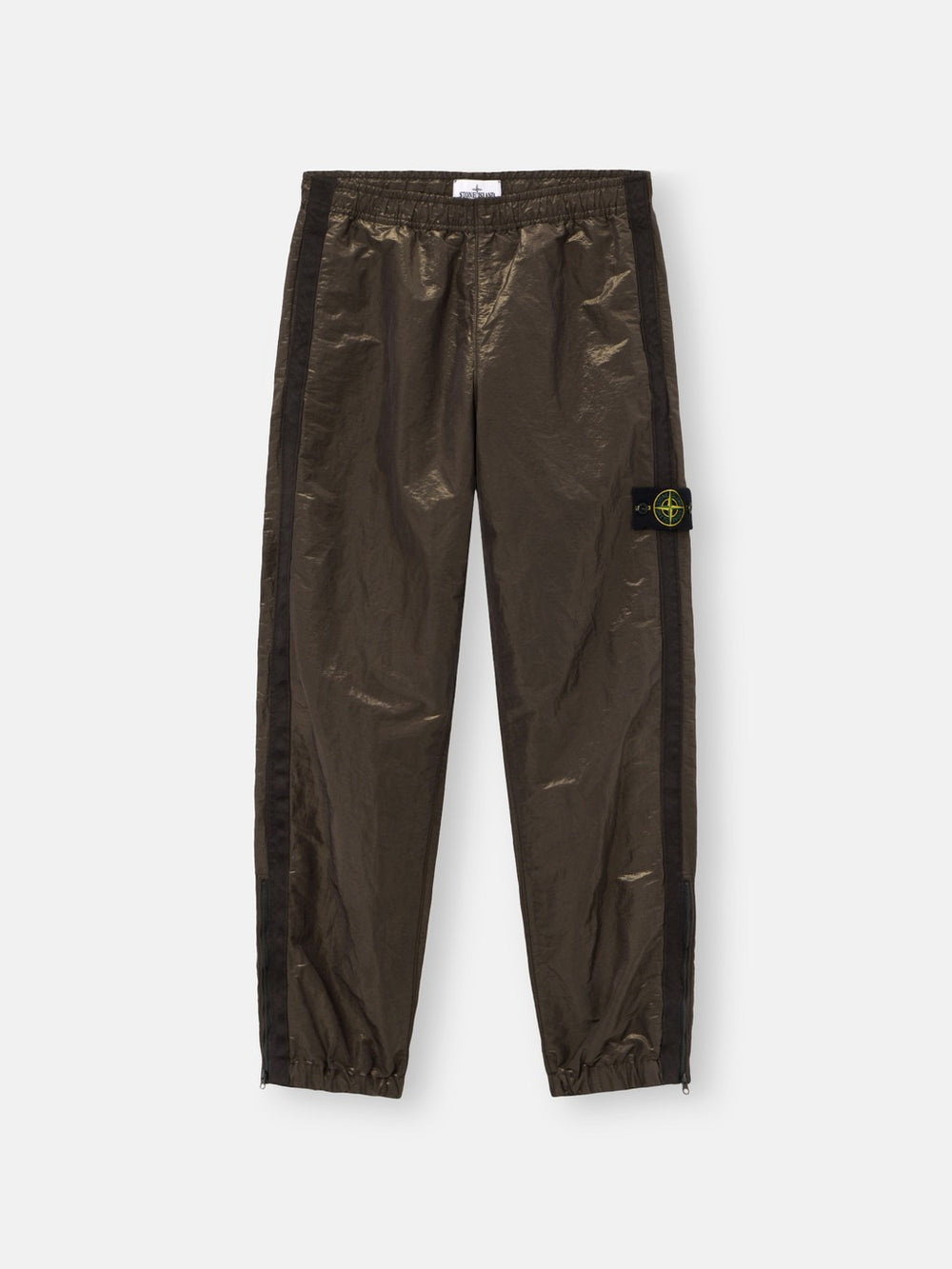3100001 NYLON METAL COLOUR WEFT Loose-fit jogger trousers_Year of the Horse '026