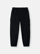 3100021 WOOL NYLON FLANNEL_STONE ISLAND GHOST Loose-fit cargo trousers with elasticated zipped cuffs