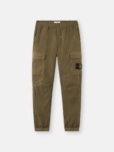 3100031 STRETCH COTTON TELA 'PARACADUTE' Regular-tapered-fit cargo trousers with elasticated waistband