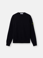 5100001 STRETCH RWS WOOL Crewneck jumper with reverse stitch details