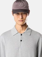 5100024 MICRO STITCH SOFT ORGANIC COTTON Loose-fit long-sleeve polo with ribbed trims