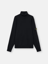 5100025 LIGHT RWS PURE WOOL Turtleneck jumper with ribbed trims