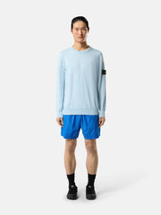 5100053 SOFT ORGANIC COTTON Crewneck jumper with rolled edge seams