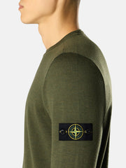 5100071 LIGHT PURE RWS WOOL Regular-fit crewneck jumper