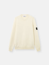 5100072 LAMBSWOOL Crewneck jumper with reverse stitch details