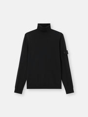 5100075 PURE LIGHT RWS WOOL_STONE ISLAND GHOST Turtleneck jumper with ribbed trims