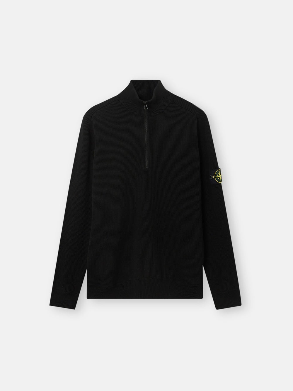 5100124 RIBBED SOFT ORGANIC COTTON Regular-fit half-zip jumper