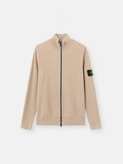 5100126 RIBBED SOFT ORGANIC COTTON Regular-fit zip-up jumper