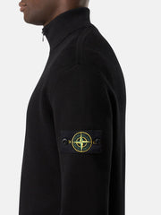 5100126 RIBBED SOFT ORGANIC COTTON Regular-fit zip-up jumper