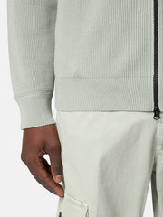 5100126 RIBBED SOFT ORGANIC COTTON Regular-fit zip-up jumper