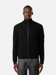 5100126 RIBBED SOFT ORGANIC COTTON Regular-fit zip-up jumper