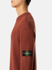 5100154 RIBBED SOFT ORGANIC COTTON Regular-fit crewneck jumper